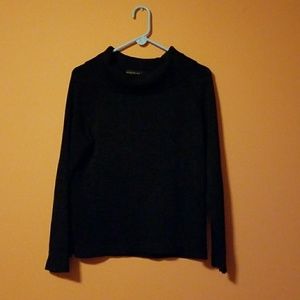LC - Black Josephine Claus Turtleneck Sweater